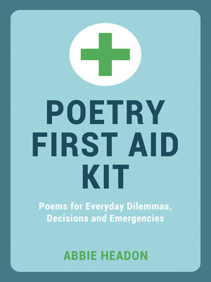 cover image of Poetry First Aid Kit